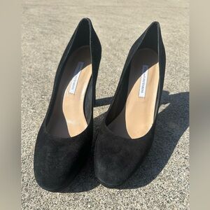 Diane Von Furstenberg Classic Black Heels